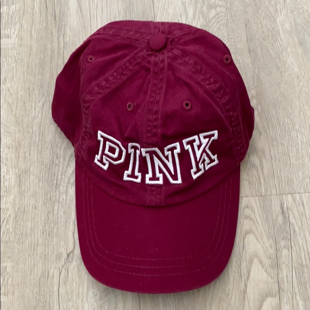 Victoria’s Secret PINK Burgundy Baseball Cap